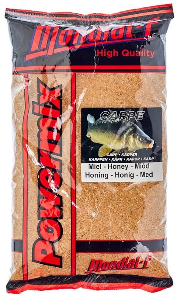 E-shop Mondial F Krmítková směs Powermix Carp 1kg - Halibut,Mondial F Krmítková směs Powermix Carp 1kg - Halibut