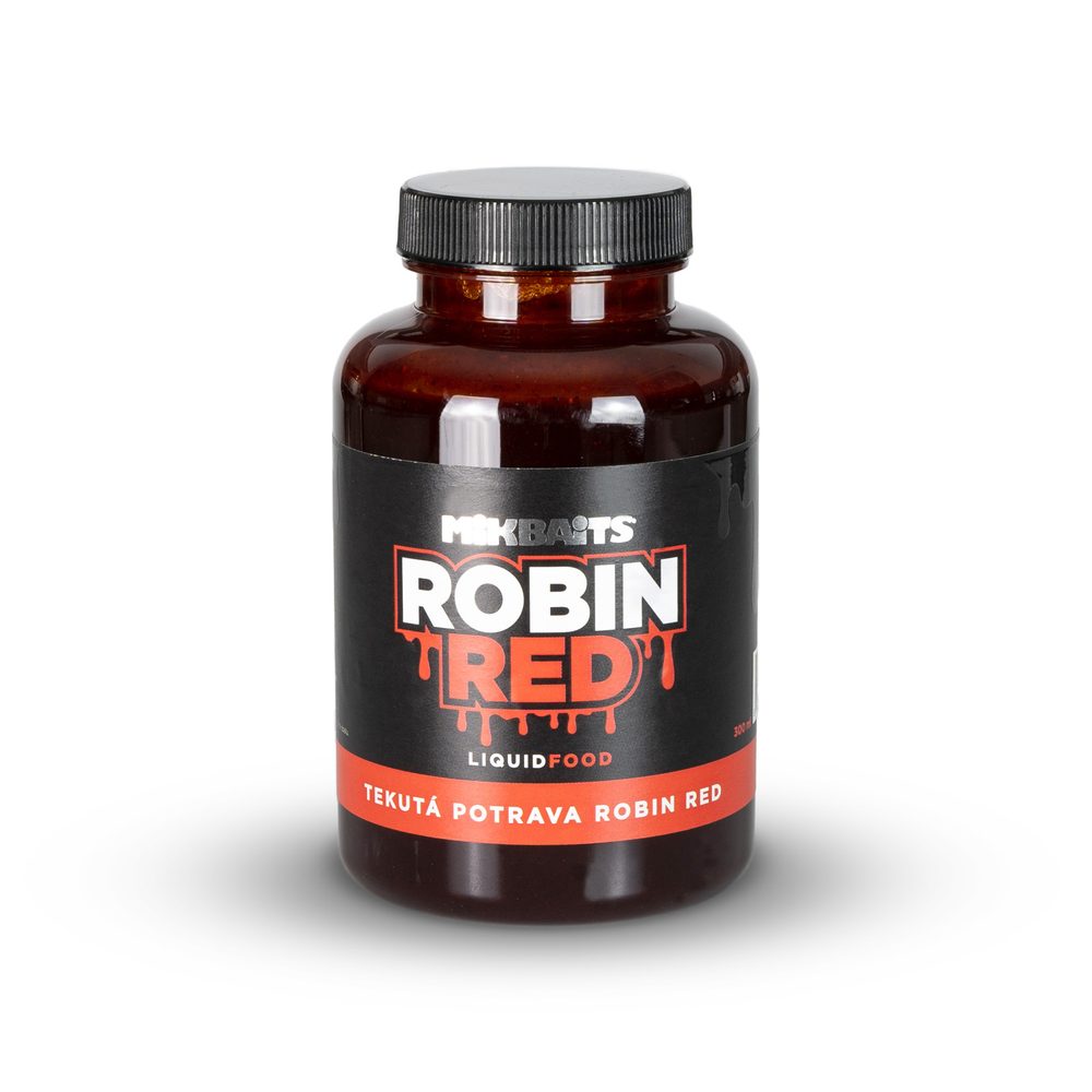 E-shop Mikbaits Tekutá potrava 300ml - Robin Red,Mikbaits Tekutá potrava 300ml - Robin Red