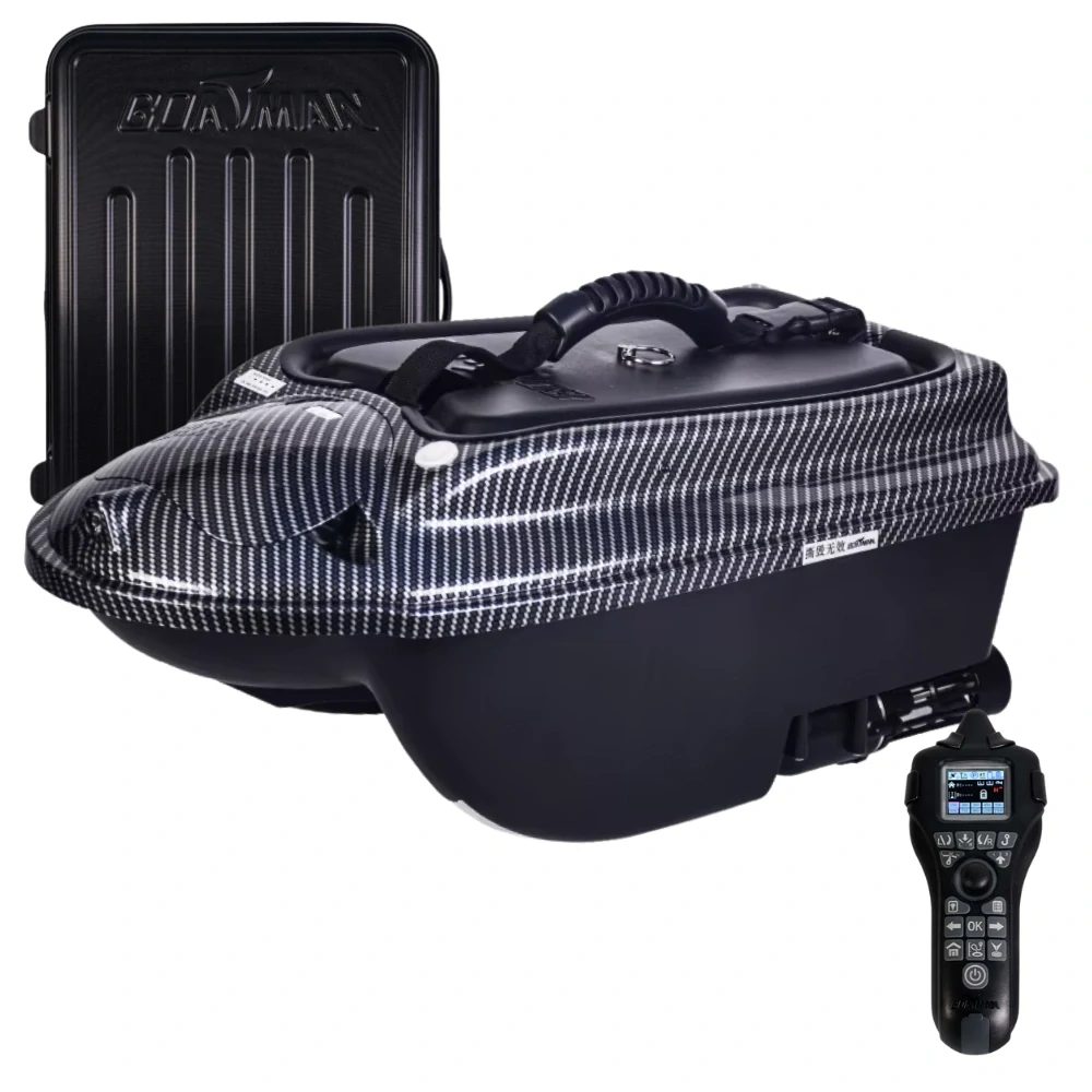 Boatman Zavážecí lodička Actor Plus s GPS Carbon,Boatman Zavážecí lodička Actor Plus s GPS Carbon