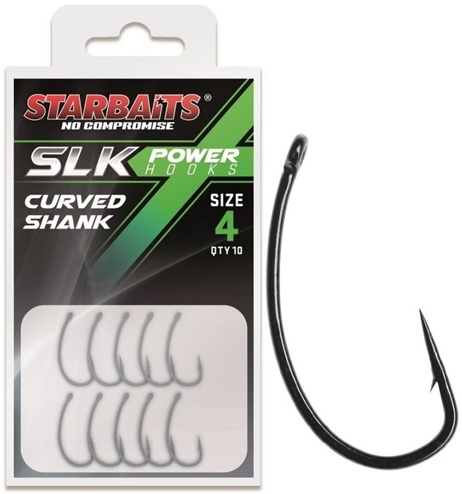 Starbaits Háčky Power PTFE Teflon Curved Shank 10ks - vel.6