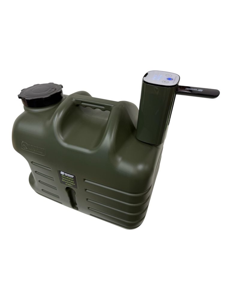 Holdcarp Set Automatická Pumpa Digital Rechargeable Tap + Cubic Water Carrier 25L