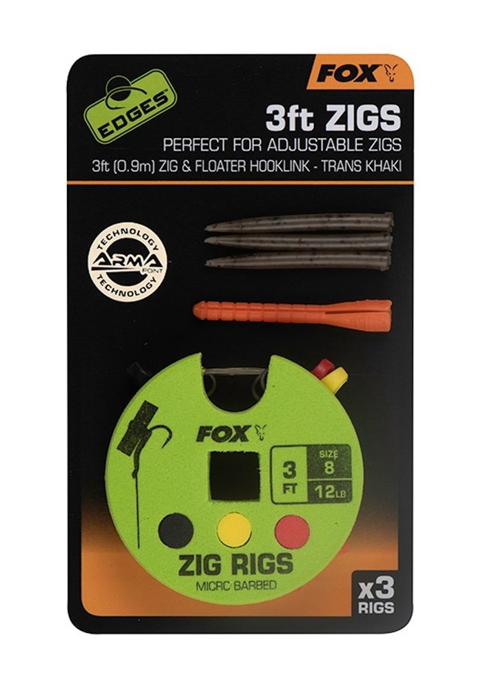 Fox Návazec Edges Zig Rig vel.8,Fox Návazec Edges Zig Rig vel.8