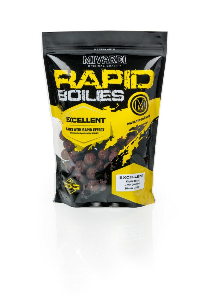 Mivardi Boilies Rapid Excellent Kapří Guláš 250g - 20mm