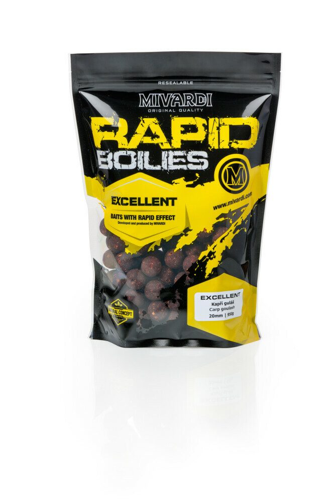 E-shop Mivardi Boilies Rapid Excellent Kapří Guláš 250g - 20mm,Mivardi Boilies Rapid Excellent Kapří Guláš 250g - 20mm