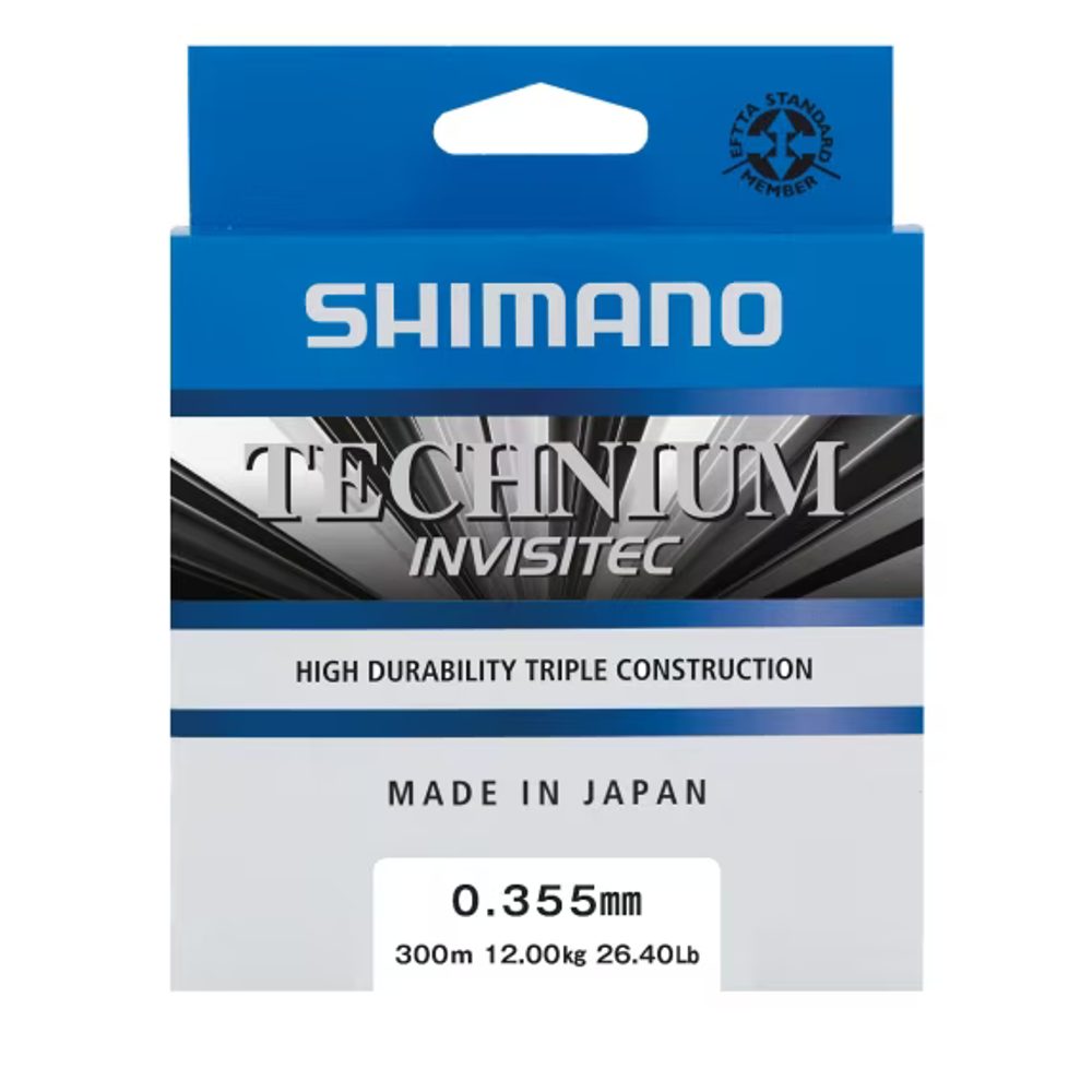 Shimano Vlasec Line Technium Invisitec A Mono Grey 300m - 0.405mm 15kg