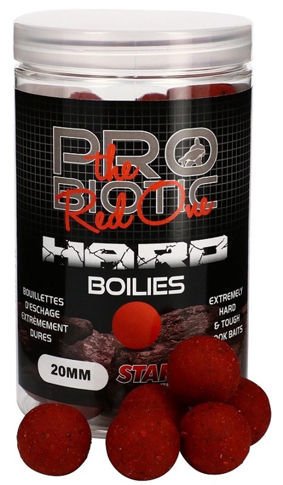 E-shop Starbaits Boilie Hard Probiotic Red One 24mm 200g