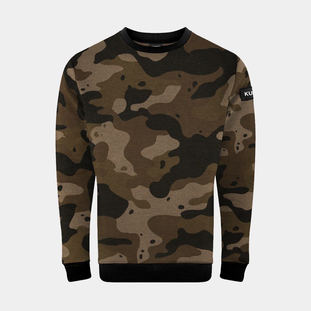 E-shop KUMU Rybářská Mikina Deception Crewneck - 4XL,KUMU Rybářská Mikina Deception Crewneck - 4XL
