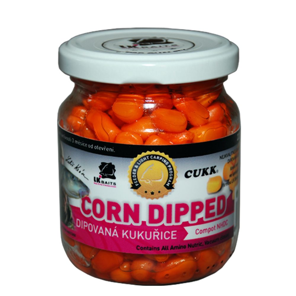 LK Baits Dipovaná kukuřice 220ml - Compot N.H.D.C.