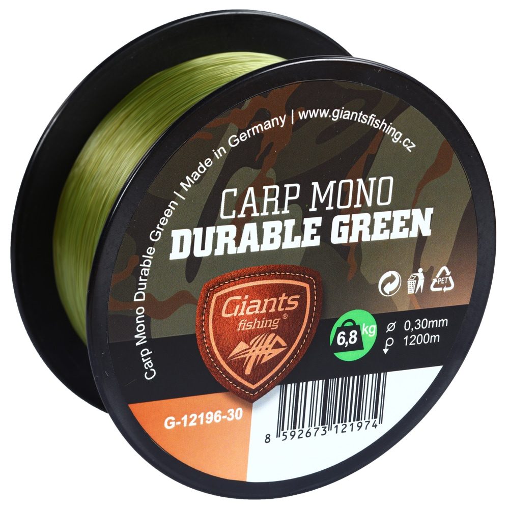 E-shop Giants Fishing Vlasec Carp Mono Durable Green - 0,35mm 1200m,Giants Fishing Vlasec Carp Mono Durable Green - 0,35mm 1200m