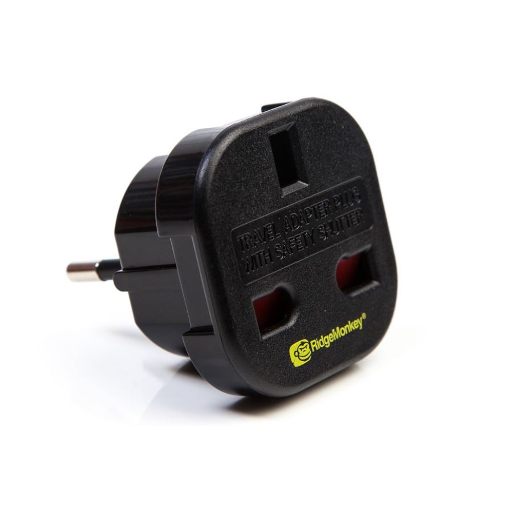 RidgeMonkey Adaptér k nabíječce Vault UK 3 Pin to EU 2 Pin Adaptor,RidgeMonkey Adaptér k nabíječce Vault UK 3 Pin to EU 2 Pin Adaptor