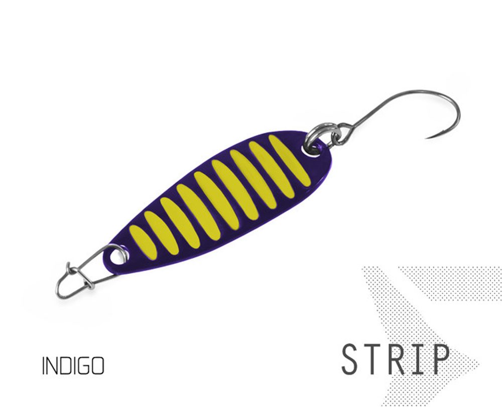 Delphin Plandavka Strip - 2g INDIGO Hook #8,Delphin Plandavka Strip - 2g INDIGO Hook #8