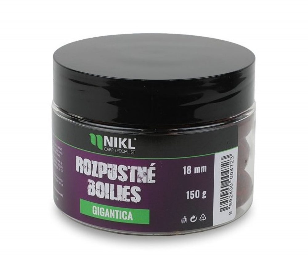 E-shop Nikl Rozpustné boilies Gigantica 150g - 14mm,Nikl Rozpustné boilies Gigantica 150g - 14mm