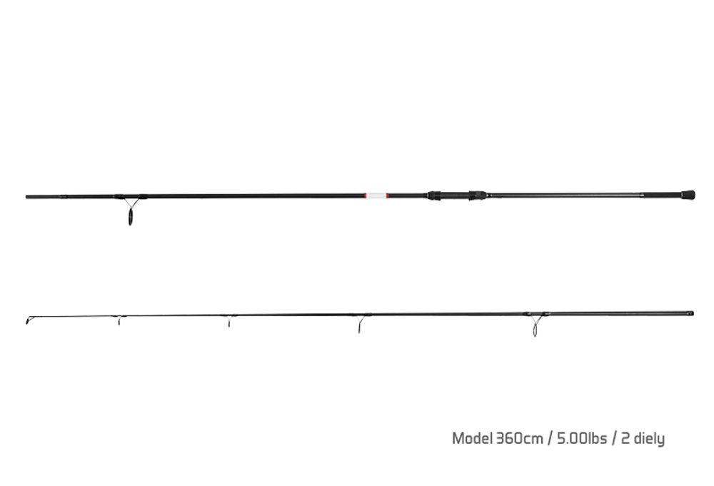 E-shop Delphin Prut Bomber 380cm 5.00lb 2díl,Delphin Prut Bomber 380cm 5.00lb 2díl