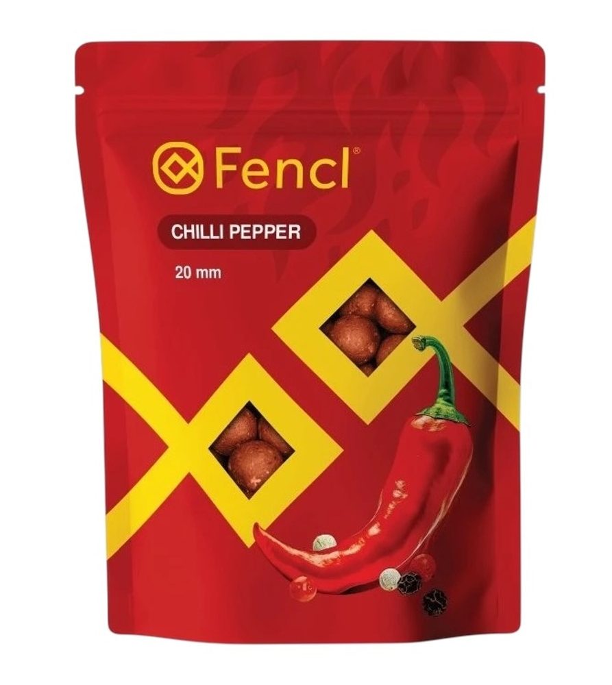 Fencl Boilie Chilli Pepper 900g - 20mm,Fencl Boilie Chilli Pepper 900g - 20mm
