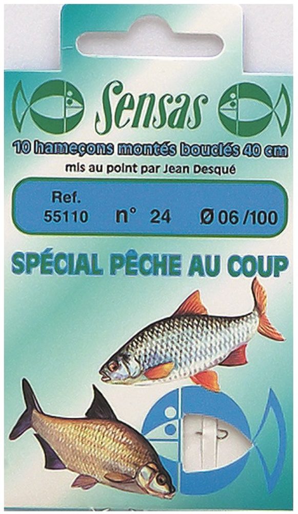 Sensas Hotový návazec Match Crystal Bronze 40cm 10ks - vel.16/0,10mm,Sensas Hotový návazec Match Crystal Bronze 40cm 10ks - vel.16/0,10mm