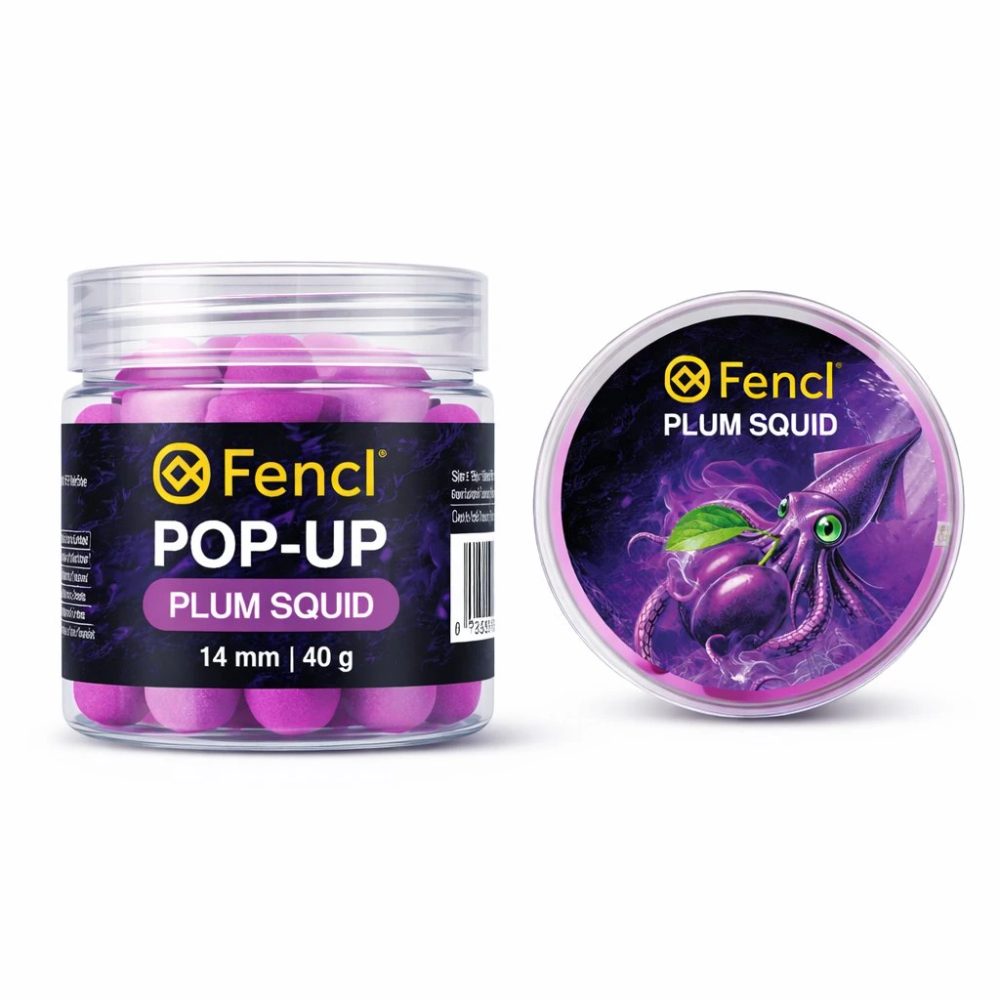 Fencl Boilies Pop Up Plum Squid - 14mm  40g,Fencl Boilies Pop Up Plum Squid - 14mm  40g