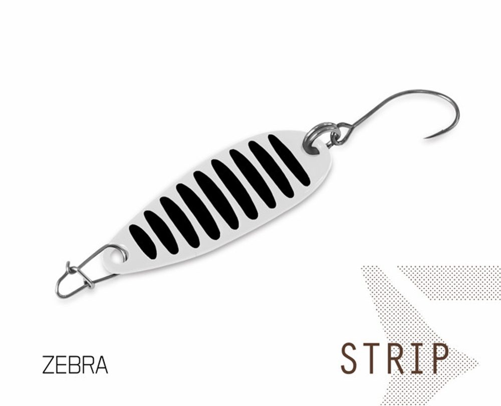 Fotografie Delphin Plandavka Strip - 2g ZEBRA Hook #8