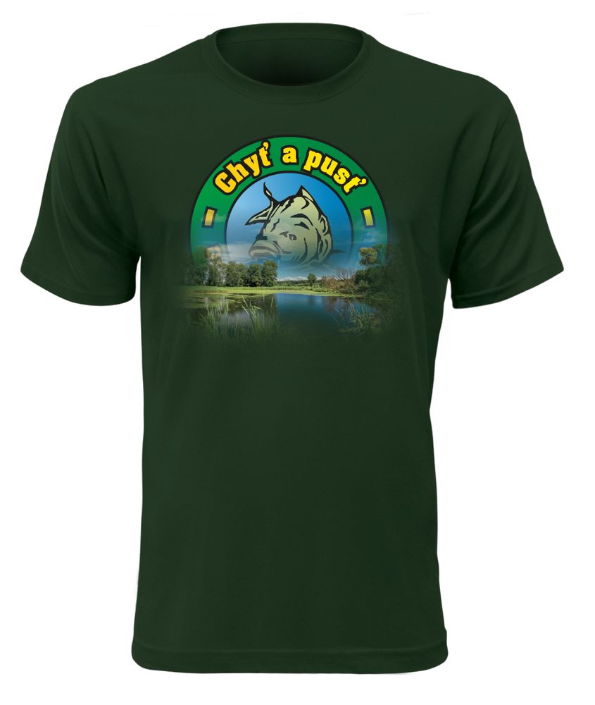 Chyť a pusť Triko Nature - vel. S