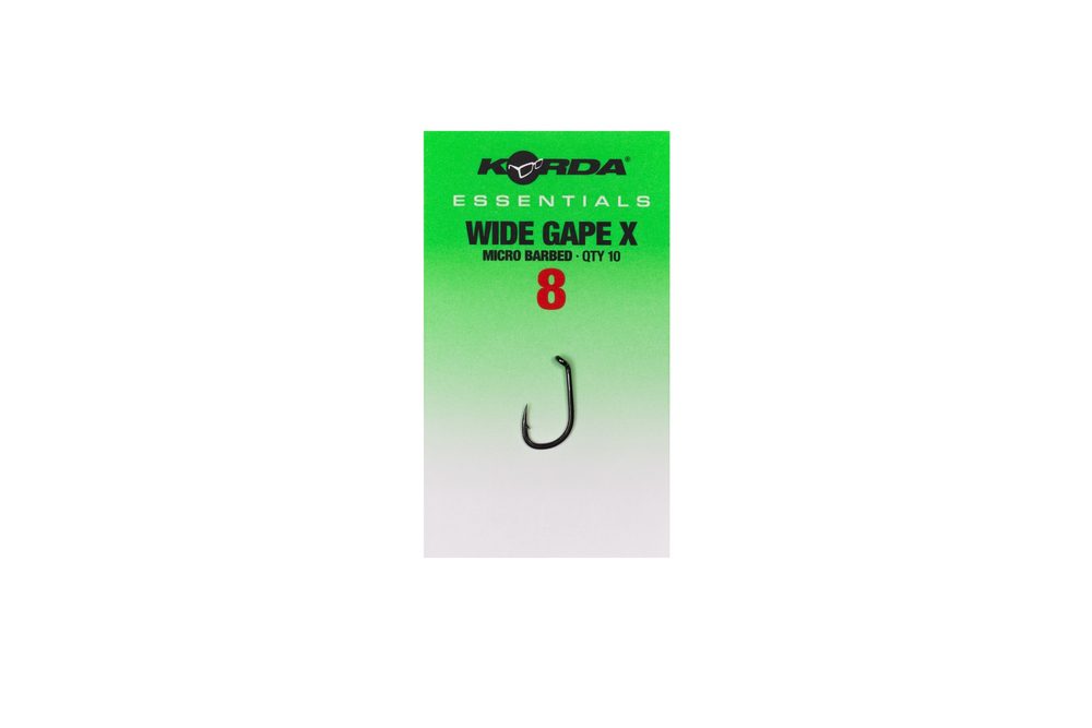 Korda Háčky Essentials Wide Gape X 10ks - vel.8