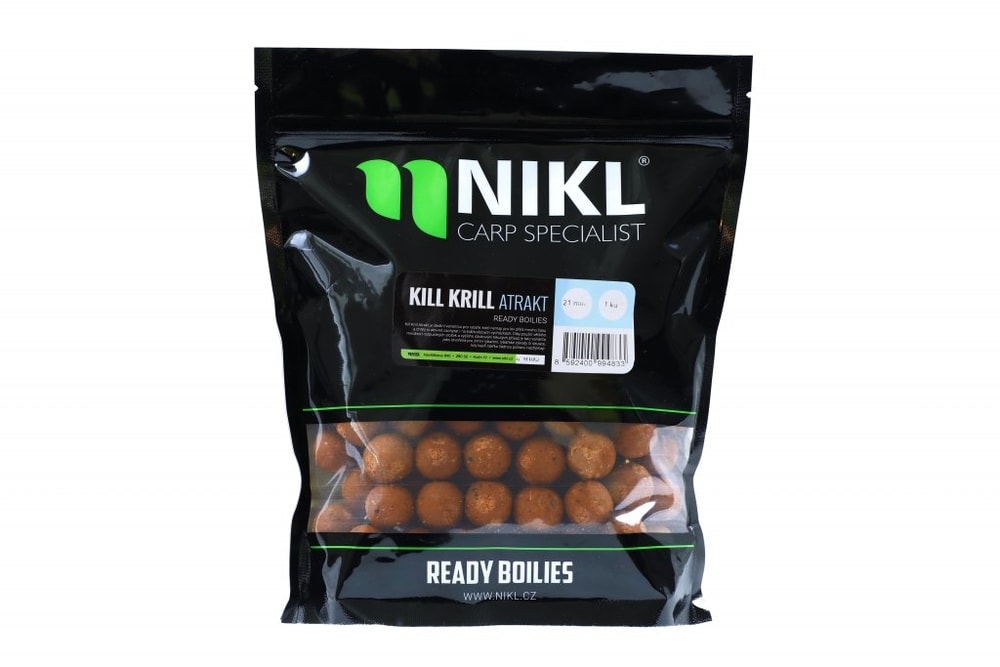 E-shop Nikl Boilies Kill Krill Atrakt - 15mm 1kg,Nikl Boilies Kill Krill Atrakt - 15mm 1kg