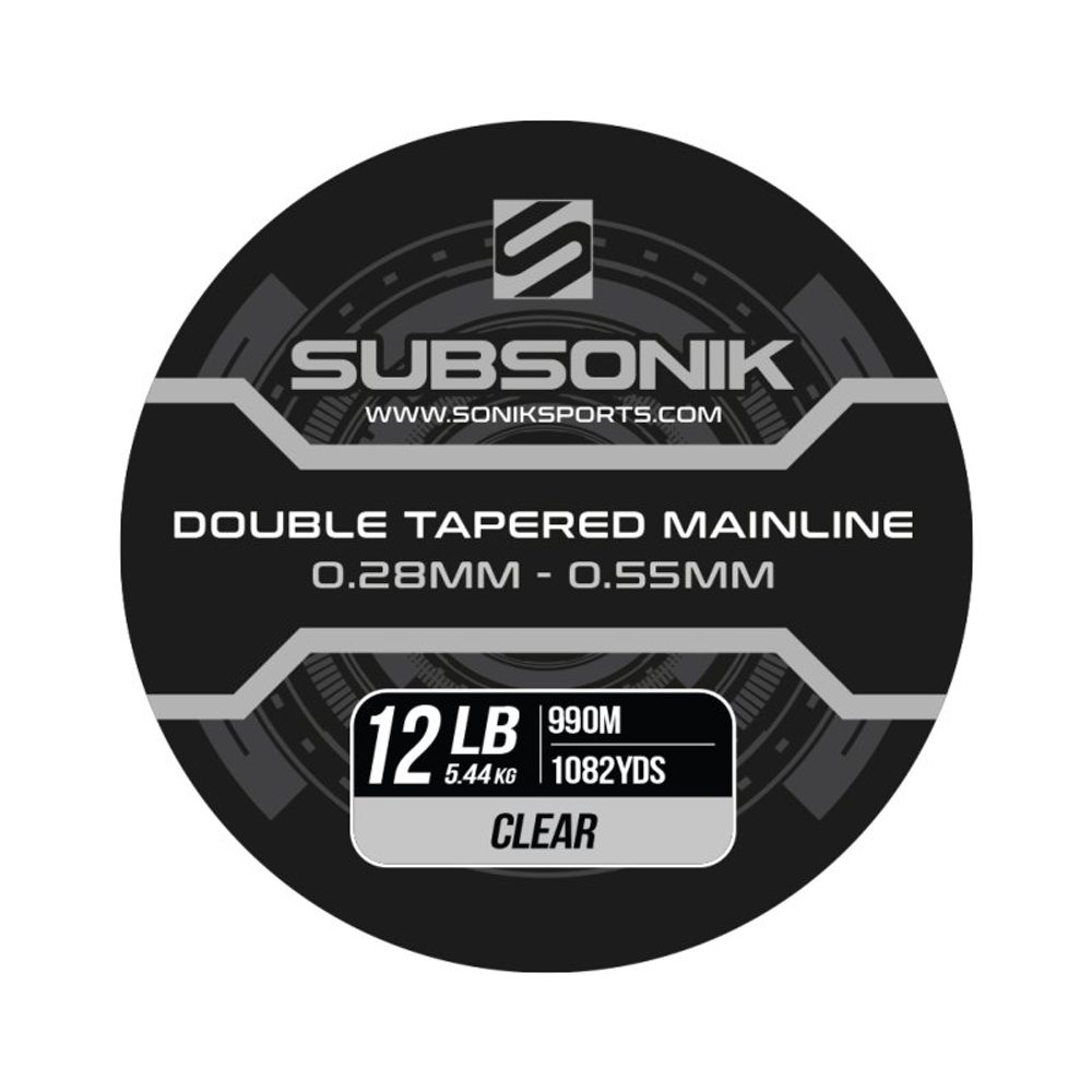 E-shop Sonik Vlasec Subsonik Double Tapered Main Line Clear 990m - 0,30-0,55mm 14lb,Sonik Vlasec Subsonik Double Tapered Main Line Clear 990m - 0,30-0,55mm 1