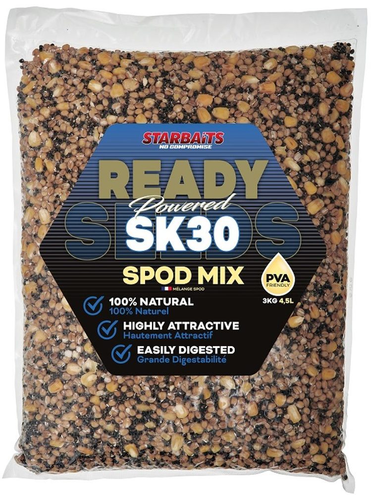 Fotografie Starbaits Směs partiklů Spod Mix Ready Seeds - Blackberry