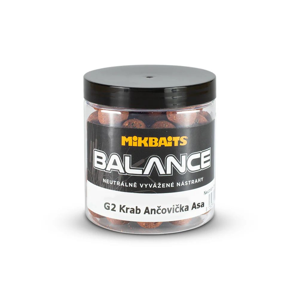 Mikbaits Boilie Gangster Balance 250ml - G2 Krab Ančovička Asa 20mm