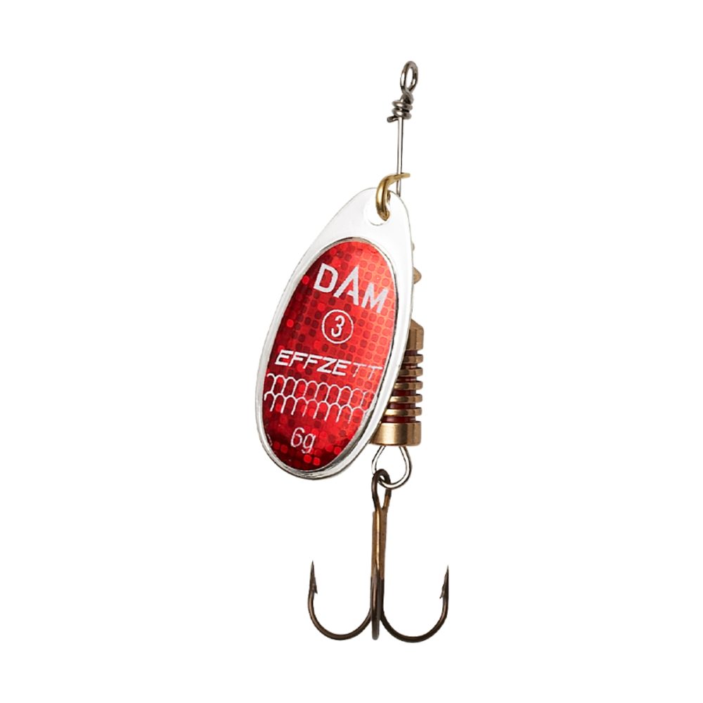 E-shop DAM Třpytka Effzett Standard Spinner Reflex Red - 10g vel.4,DAM Třpytka Effzett Standard Spinner Reflex Red - 10g vel.4