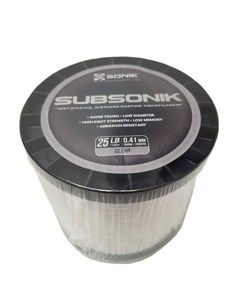 E-shop Sonik Vlasec Subsonik Clear 3000m - 0,31mm,Sonik Vlasec Subsonik Clear 3000m - 0,31mm