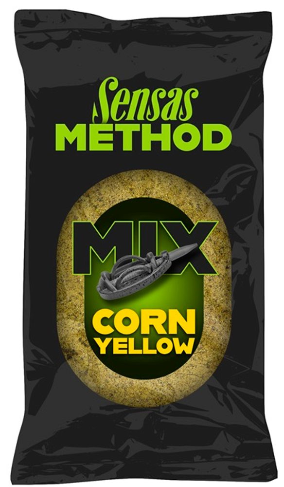 Sensas Method Mix 1kg - Yellow Corn