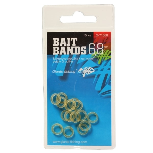 Fotografie Giants Fishing Silikonové kroužky Bait Bands - 4,8mm / 15ks