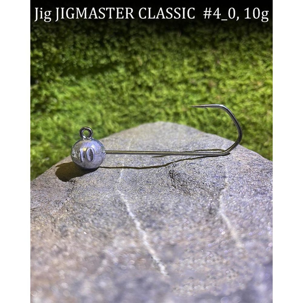 Jigovky Jigové hlavičky Jigmaster Classic vel.4/0 5ks - 7g
