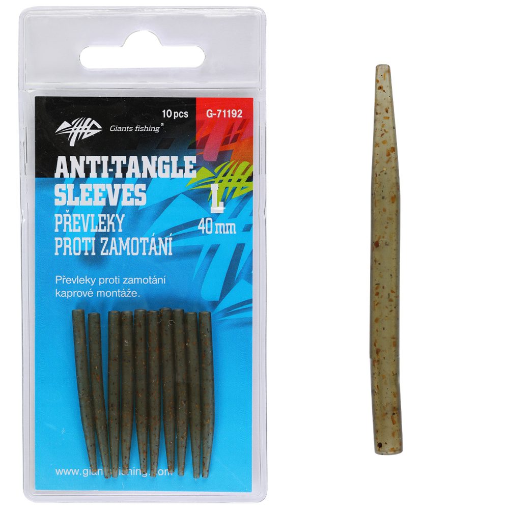 Giants fishing Převleky proti zamotání Anti-Tangle Sleeves 10ks - L 40mm