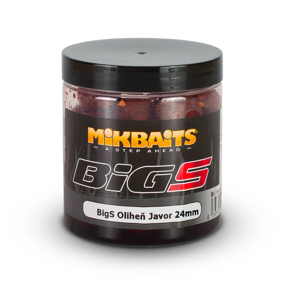 E-shop Mikbaits Boilie Big v dipu 250ml - BigS Oliheň & Javor 24mm,Mikbaits Boilie Big v dipu 250ml - BigS Oliheň & Javor 24mm