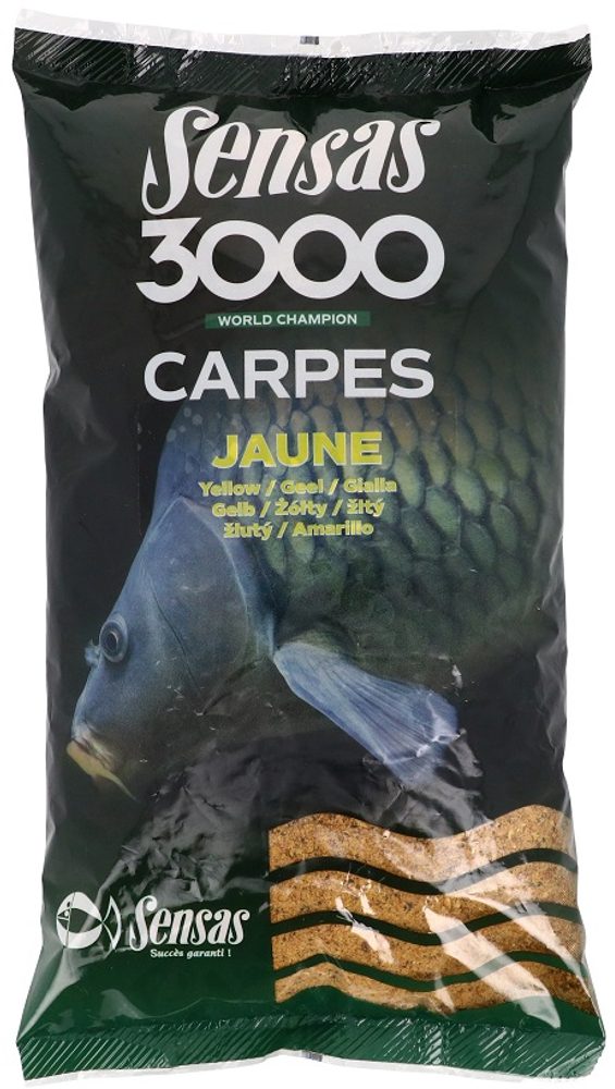 Sensas Krmítková směs 3000 Classic 1kg - Kapr žlutý