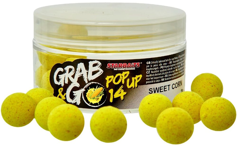 E-shop Starbaits Pop-up G&G Global 14mm 20g - Sweet corn,Starbaits Pop-up G&G Global 14mm 20g - Sweet corn