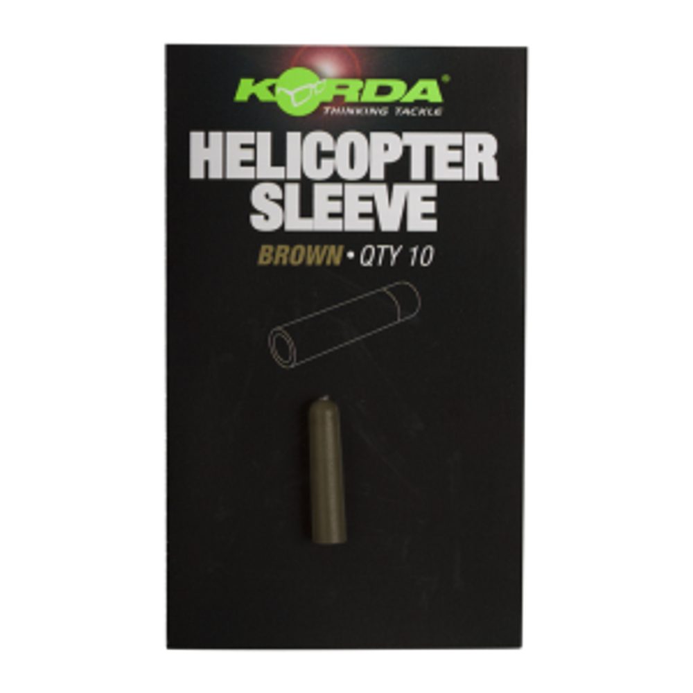 E-shop Korda Převleky Heli Sleeve 10ks - Brown,Korda Převleky Heli Sleeve 10ks - Brown
