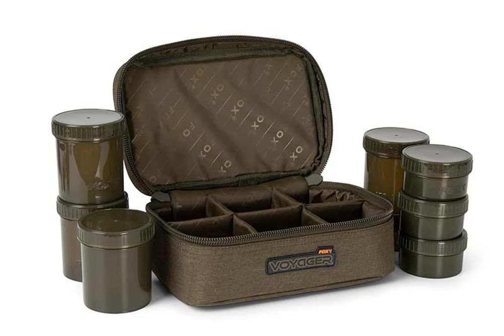 E-shop Fox Pouzdro Voyager 8 Pot Hookbait Case,Fox Pouzdro Voyager 8 Pot Hookbait Case
