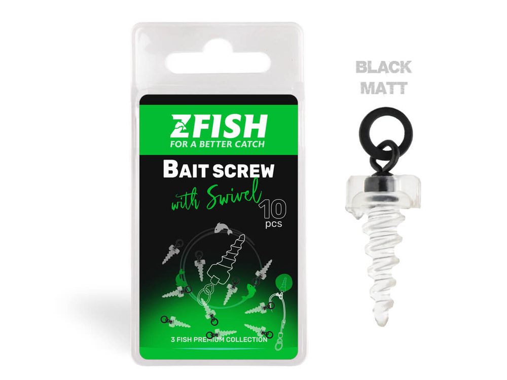 Zfish Vrtáček s obratlíkem a kroužkem 10ks,Zfish Vrtáček s obratlíkem a kroužkem 10ks