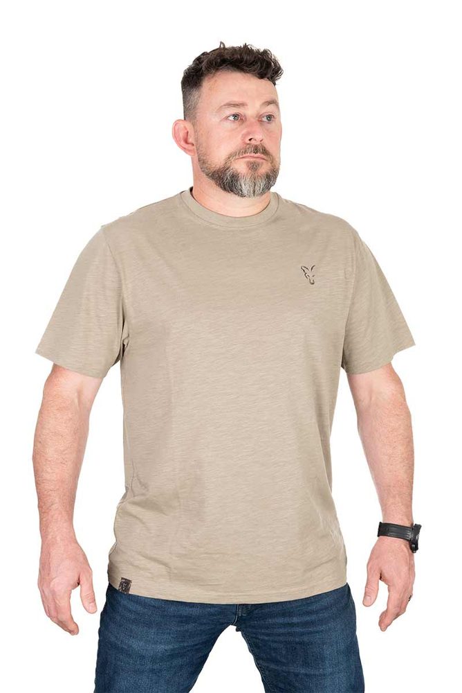 Fox Triko LW Khaki Large Print T - L