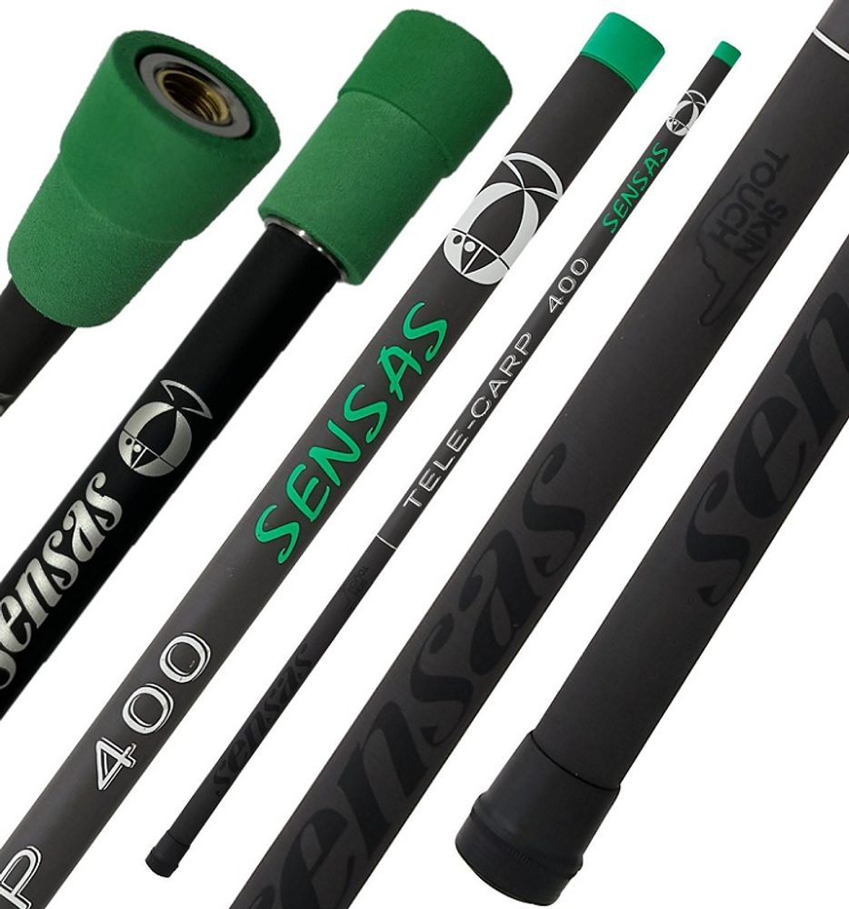 E-shop Sensas Podběráková tyč Tele Carp 3m 3 díly,Sensas Podběráková tyč Tele Carp 3m 3 díly