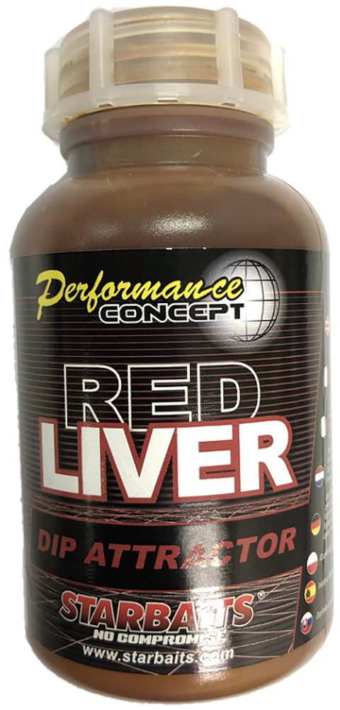 Fotografie Starbaits Dip Concept 200ml - Red Liver