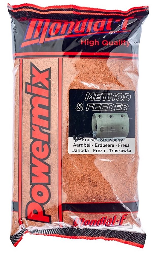 E-shop Mondial F Krmítková směs Powermix Method & Feeder 1kg - Jahoda,Mondial F Krmítková směs Powermix Method & Feeder 1kg - Jahoda