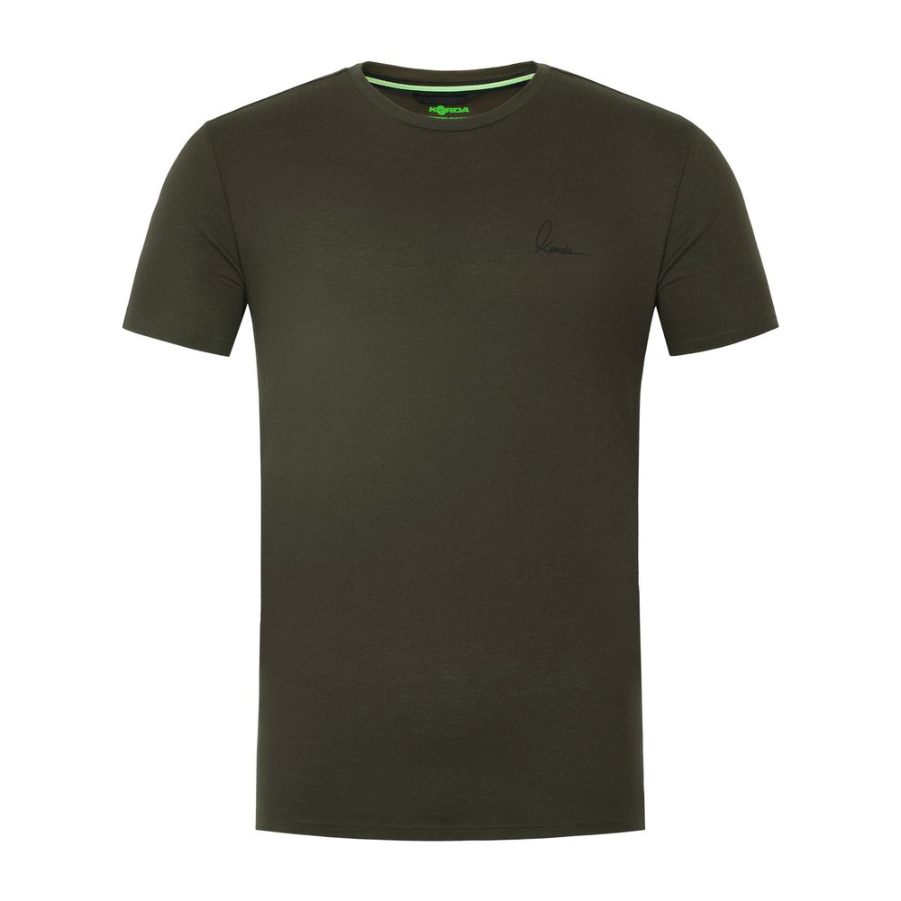 Korda Triko Minimal Tee Dark Olive - XXXL