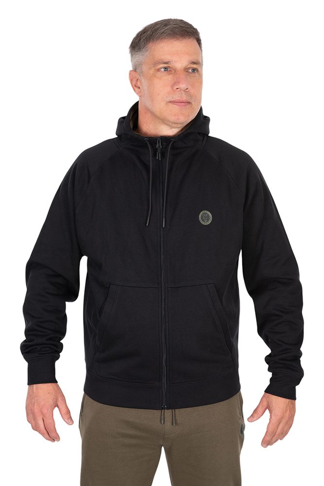 Fox Rybářská Mikina Collection Zipped Hoody Black - L
