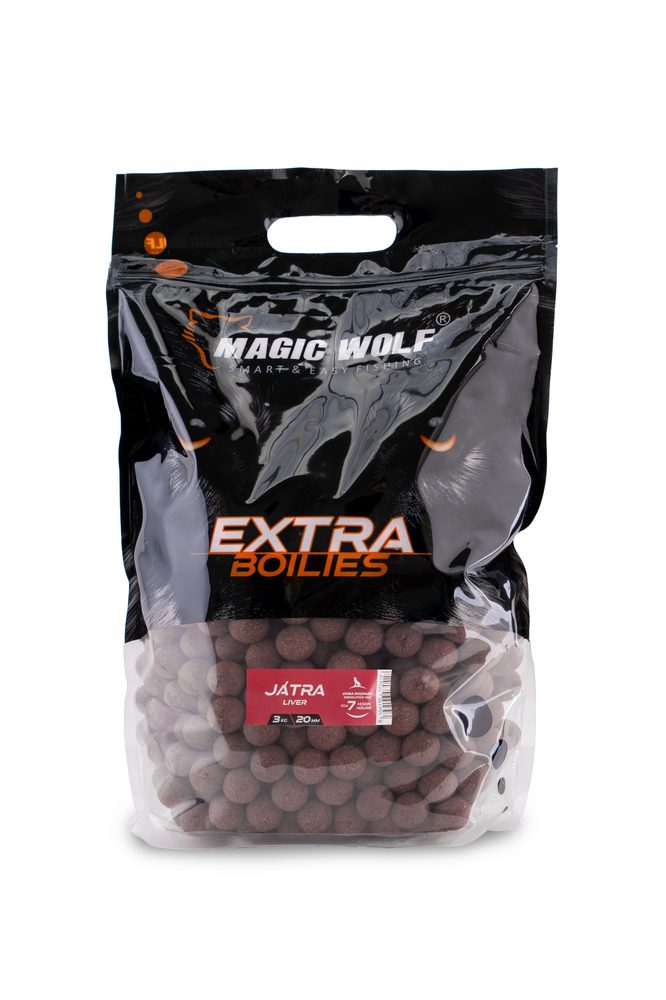 Magic Wolf Boilies Extra 20mm 3kg - Játra,Magic Wolf Boilies Extra 20mm 3kg - Játra