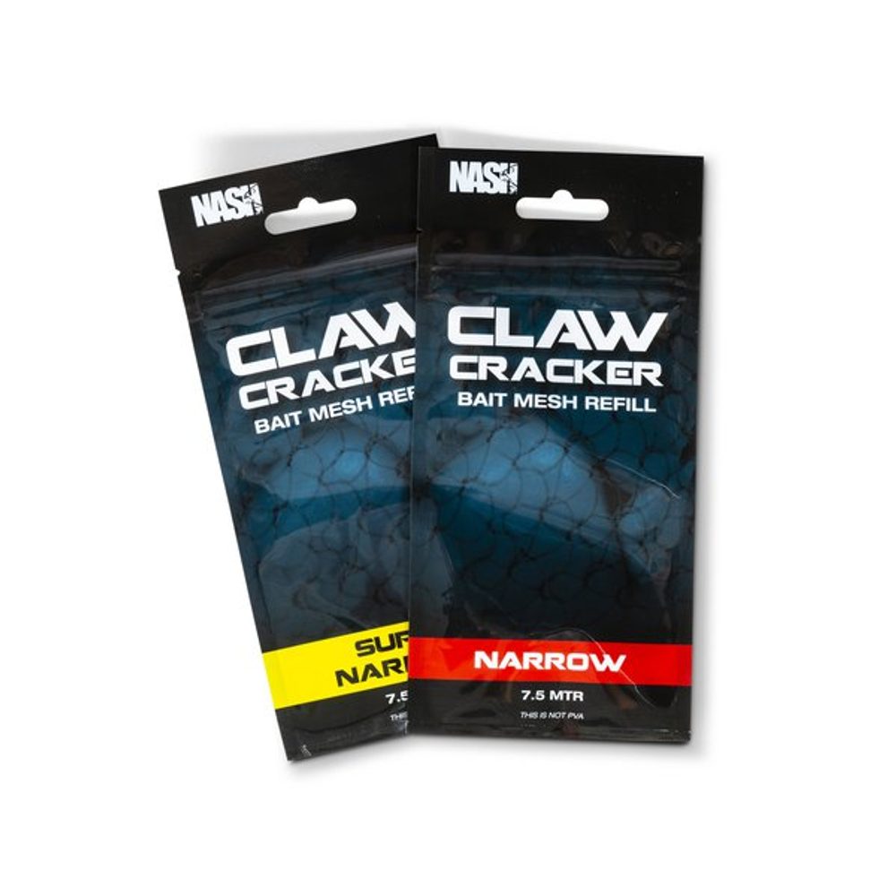 E-shop Nash Náhradní síťové punčochy Claw Cracker Bait Mesh Refill - Narrow 23mm,Nash Náhradní síťové punčochy Claw Cracker Bait Mesh Refill - Narrow 23mm