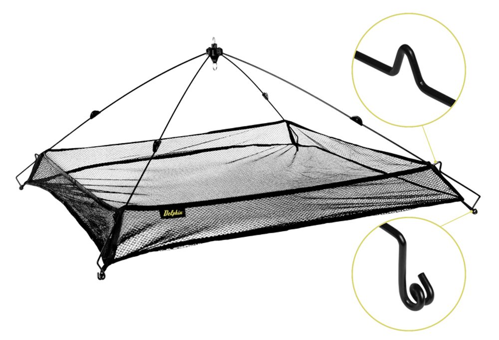 E-shop Delphin Náhradní PE síťka s bočnicemi pro čeřen 100x100cm,Delphin Náhradní PE síťka s bočnicemi pro čeřen 100x100cm