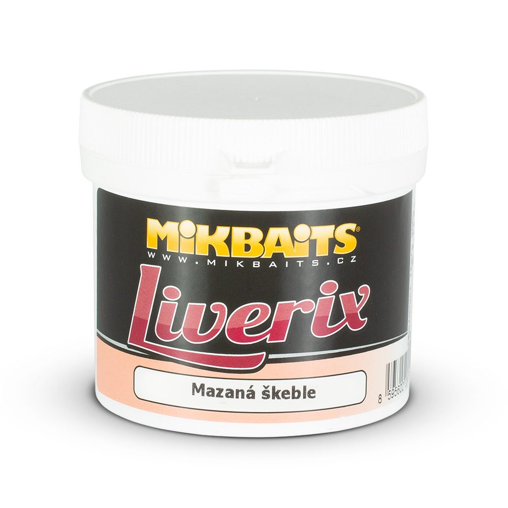 E-shop Mikbaits Těsto LiveriX 200g - Mazaná Škeble,Mikbaits Těsto LiveriX 200g - Mazaná Škeble