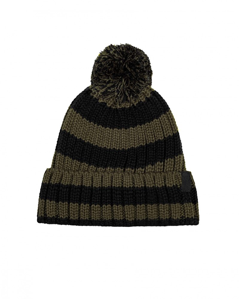 E-shop Korda Zimní čepice Nanny Pat Hat Dark Olive,Korda Zimní čepice Nanny Pat Hat Dark Olive